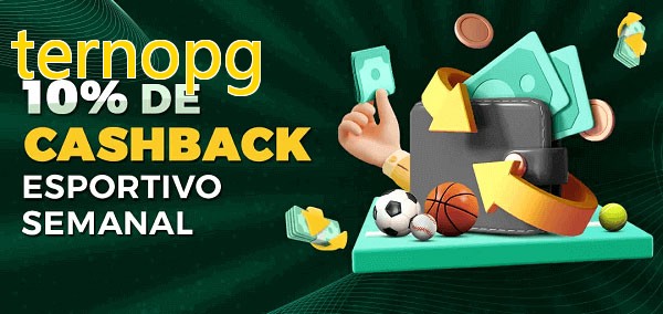 10% de bônus de cashback na ternopg