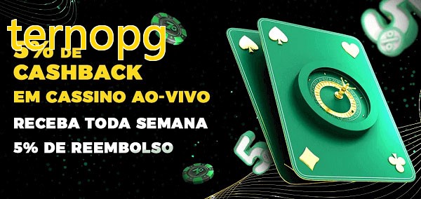 Promoções do cassino ao Vivo ternopg